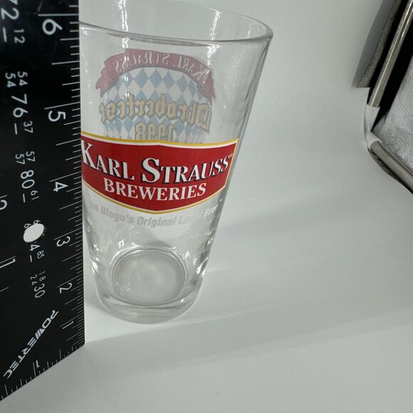 Lot of 7 Beer Liquor Glasses Karl Strauss Hard Rock Whitbread Ale Free Shipping - Picture 15 of 16
